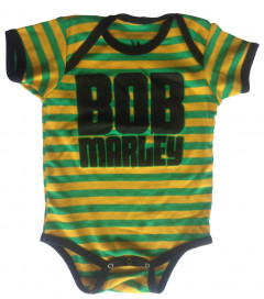 Bob Marley body baby rock metal Jamaica Stripe