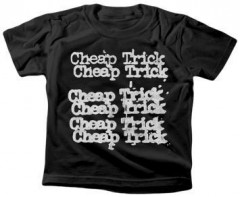 Cheap Trick Kinder T-shirt Stacked logo