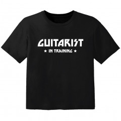 Rock Kinder Tshirt guitarist in training