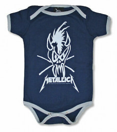 Metallica Baby Body Scary guy blue