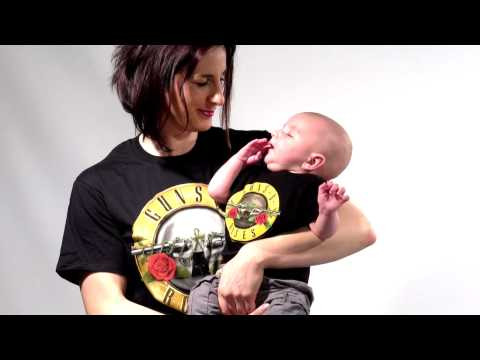 Duo Rockset Guns N' Roses Mutter-T-shirt & Baby T-shirt