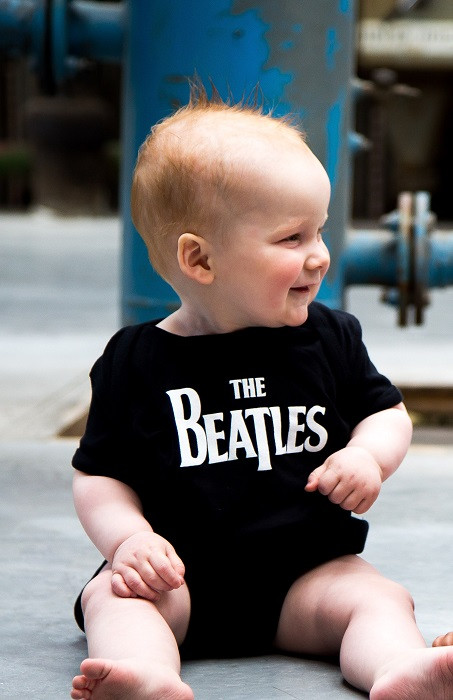 The Beatles baby romper Eternal photoshoot