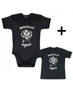 Motörhead Baby Body England & Motörhead Baby T-shirt England