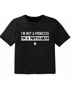 Metal Baby Shirt I'm not a princess I'm a Metalhead